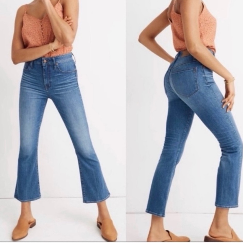 Madewell Cali-Demi Boot High Waist Jean